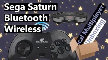 Sega Saturn Black Bluetooth Wireless Arcade Pad By RetroBit - Unboxing