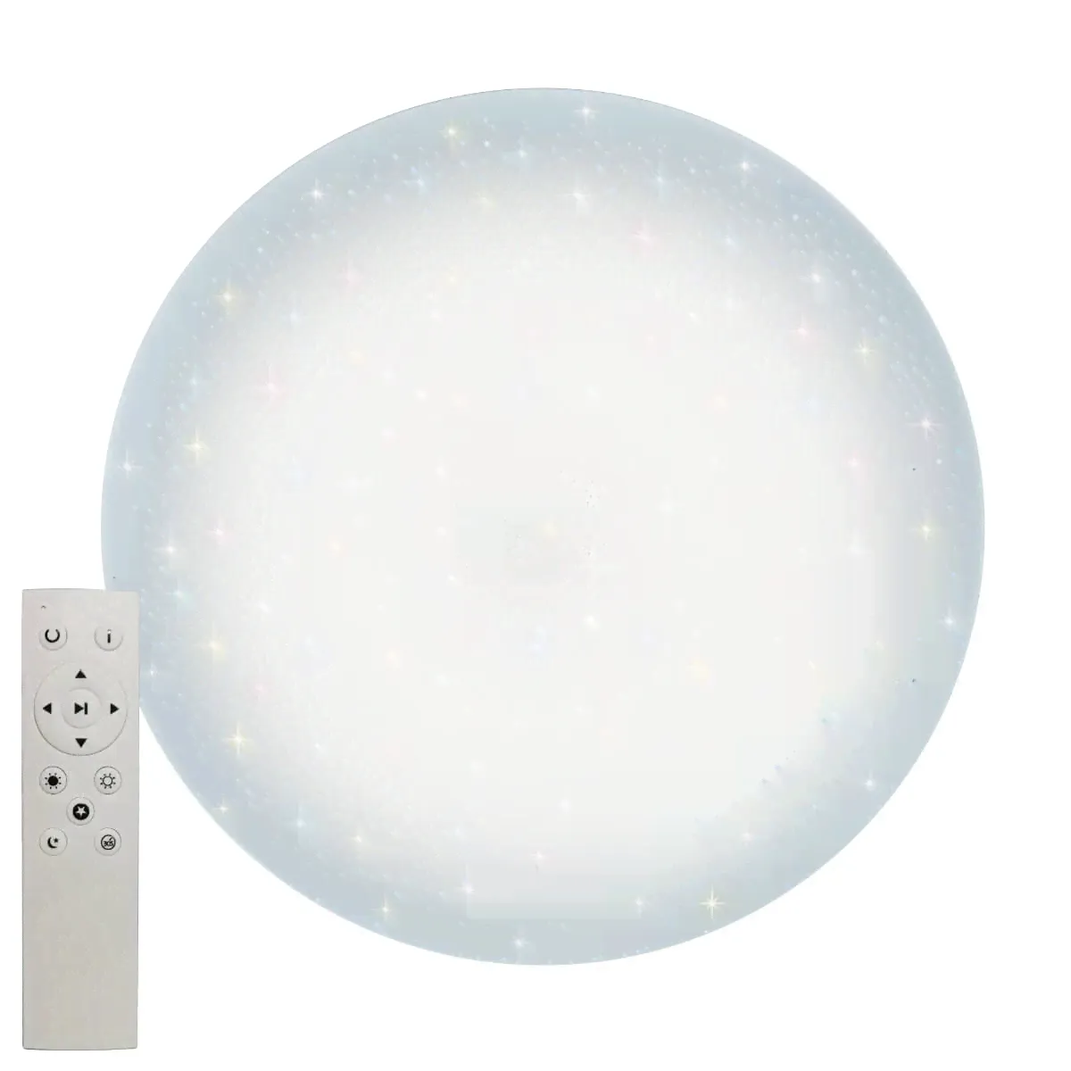 Cветильник светодиодный диммируемый с пультом ДУ Uniel ULI-D214 72W/SW/50 SATURN (UL-00004197)-1