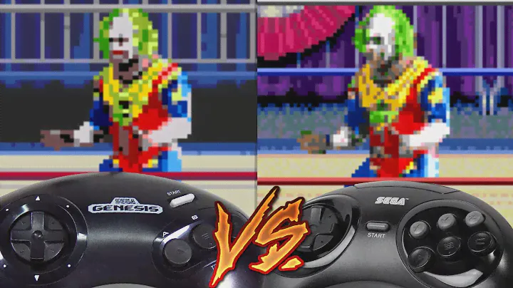 Sega Genesis Vs Sega 32x - WWF WrestleMania: The Arcade Game