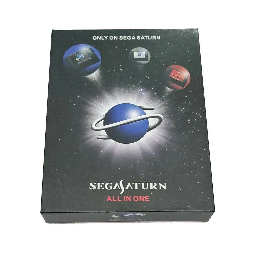 Sega Saturn Black All in One Cartridge w Pseudo Saturn Kai (v 6.483)