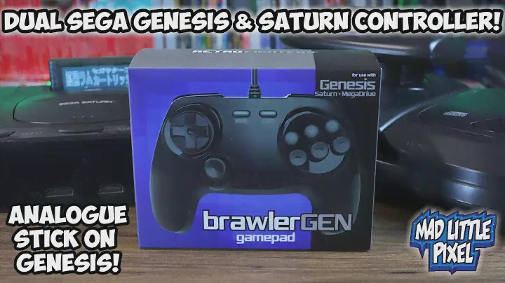 2 в 1 контроллер Sega Genesis и Saturn от Retro Fighters! Обзор геймпада BrawlerGen
