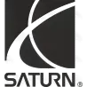 Наклейка на авто «Логотип автомобиля Saturn - Сатурн» - стикер-1