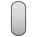 Зеркало Brevita Saturn 50x115 с подсветкой, черный SAT-Dro1-050-black