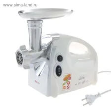 Мясорубка Saturn ST-FP7093, 1200 Вт, реверс, кеббе, белая