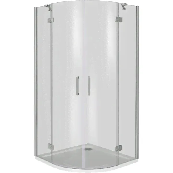 Душевой уголок Good Door Saturn R-90-C-CH 90x90 профиль Хром стекло прозрачное