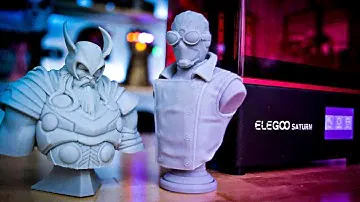 Elegoo Saturn - 4k Mono Screen Resin 3D Printer! Initial Impressions