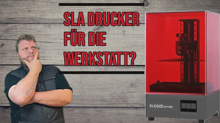 Neuzugang in der Werkstatt SLA Resin 3D-Drucker, Elegoo Saturn 4K, Schnellstart