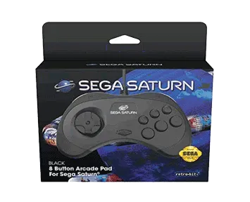 Аркадный игровой котроллер Sega Saturn 8 Button Retro-Bit
