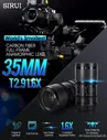 Объектив Sirui Saturn 35mm T2.9 1.6x FF Anamorphic L-mount (Neutral Flare)