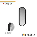 Зеркало Зеркало SATURN Black 50x115 овальное от магазина Woodrim