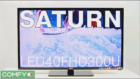 Saturn LED40FHD300U - доступный телевизор с Full HD - экраном - Видеодемонстрация от Comfy
