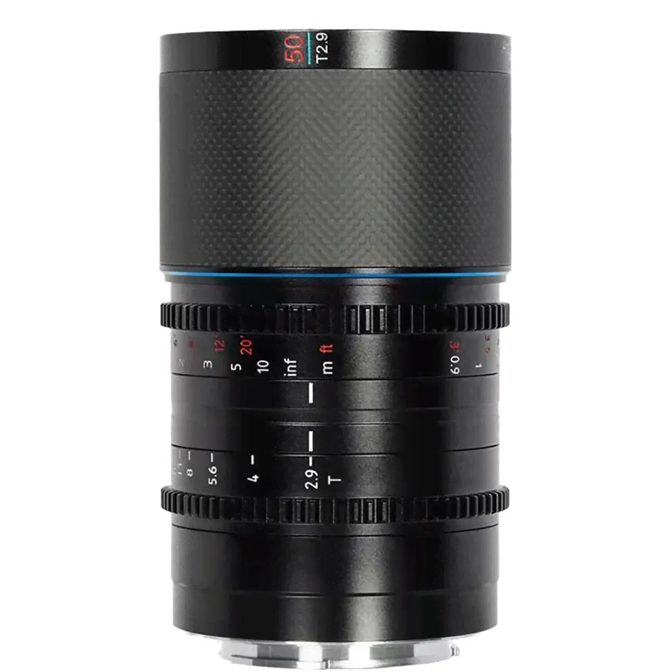 Объектив Sirui Saturn 50mm T2.9 1.6x FF Anamorphic E-mount (Blue Flare)
