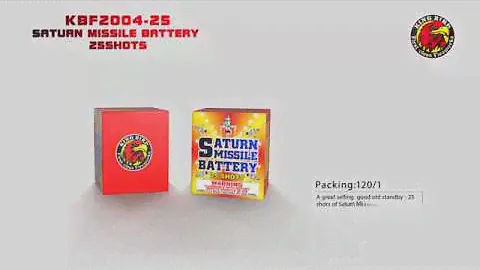 KBF2004-25 - SATURN MISSILE BATTERY - 25 SHOT