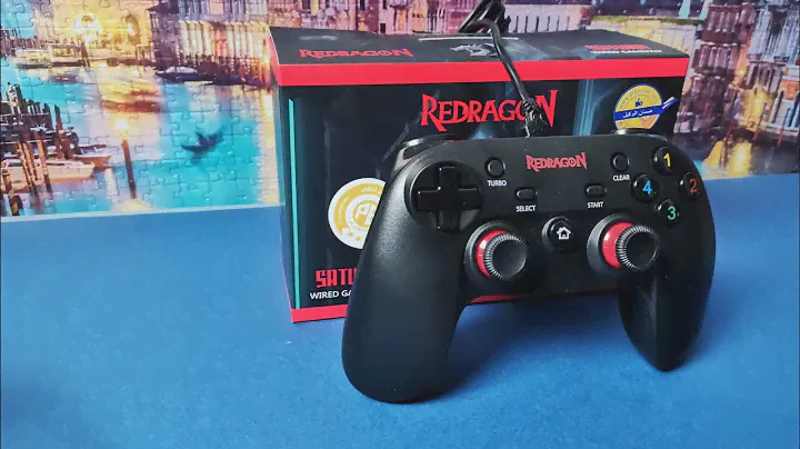 REDRAGON G807 SATURN Gamepad USB Controller, Joystick With Dual Vibration