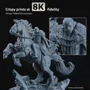 ELEGOO Saturn 8K MSLA 3D-принтер, УФ-полимер фотоотверждающий принтер с 10 ''8K монохромной ЖК-матрицей UV источник светильник, 219x123x210mm (art.: 3920bfdd28ea9)